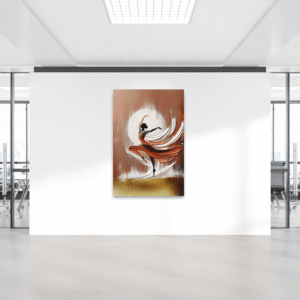 Elegance Balerin Kanvas Tablo