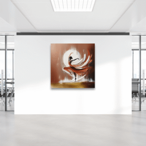 Elegance Balerin Kanvas Tablo