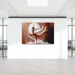 Elegance Balerin Kanvas Tablo