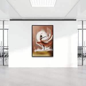 Elegance Balerin Kanvas Tablo