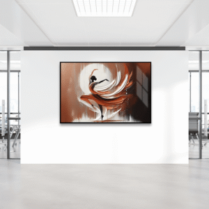 Elegance Balerin Kanvas Tablo