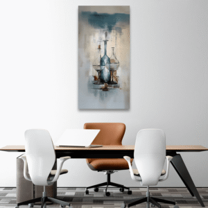 Modern Şişe Silüetleri Tablosu