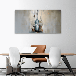 Modern Şişe Silüetleri Tablosu