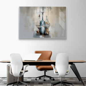 Modern Şişe Silüetleri Tablosu