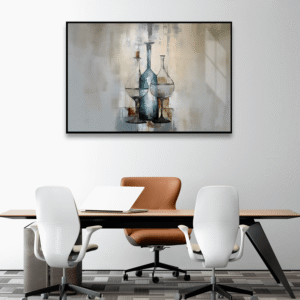 Modern Şişe Silüetleri Tablosu