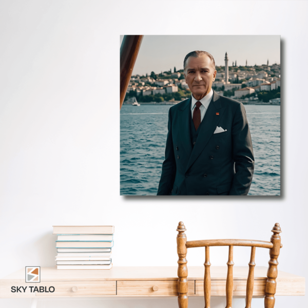 Boğazda Atatürk kare tablo