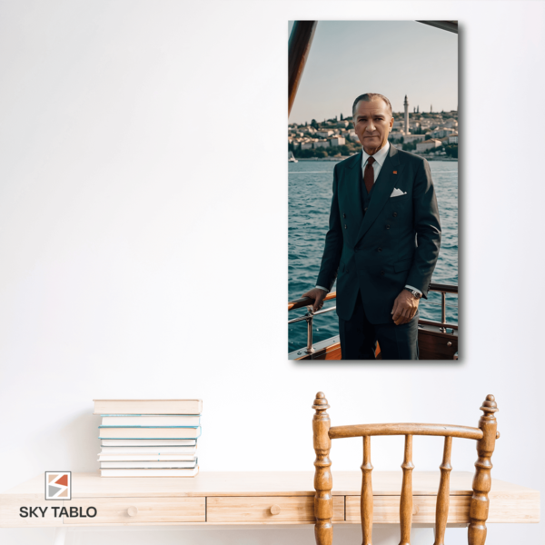 Boğazda Atatürk uzun dikey tablo