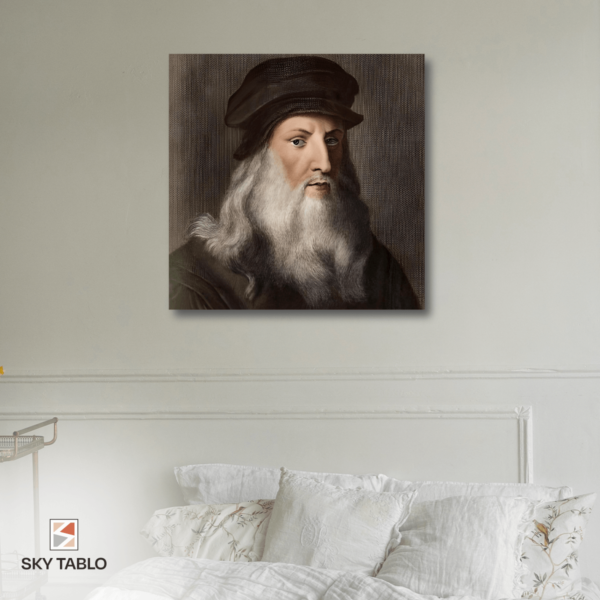 Leonardo Da Vinci’nin Portresi kare tablo