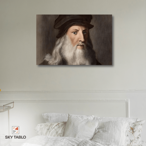 Leonardo Da Vinci’nin Portresi yatay tablo