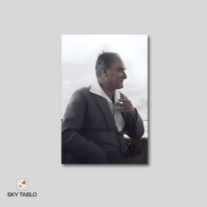 Sisler İçindeki Atatürk dikey tablo yakından görünümü