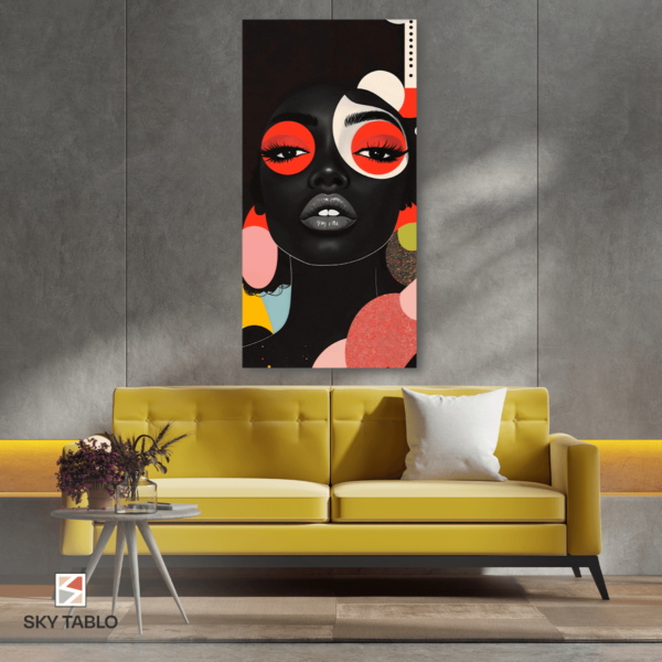 Afro Fırtına uzun dikey tablo