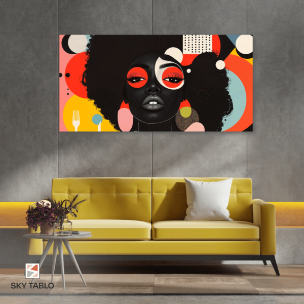 Afro Fırtına uzun yatay tablo