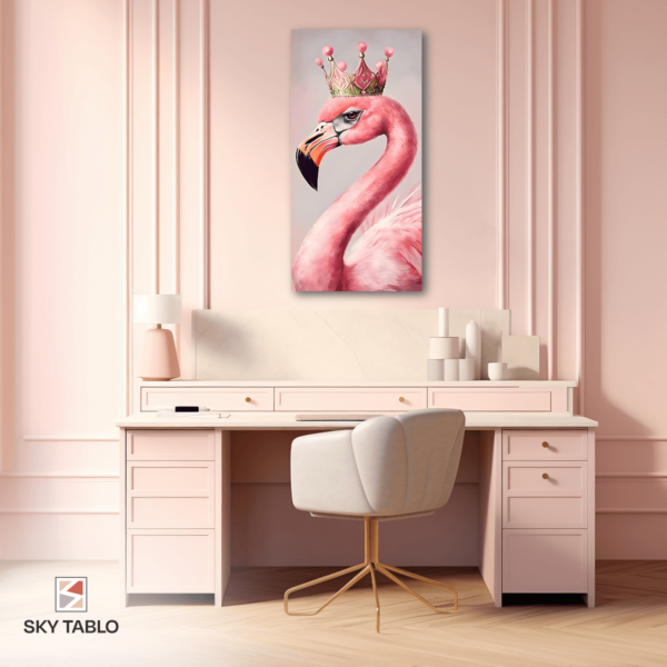 kralice flamingo uzun dikey tablo