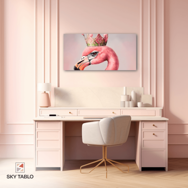 kralice flamingo uzun yatay tablo