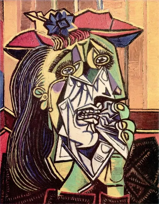 Pablo Picasso "Ağlayan Kadın" Tablosu Hikayesi Pablo Picasso "Ağlayan Kadın" Tablosu Hikayesi