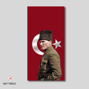 Cumhuriyetin Gölgesinde uzun dikey tablo yakından görünümü