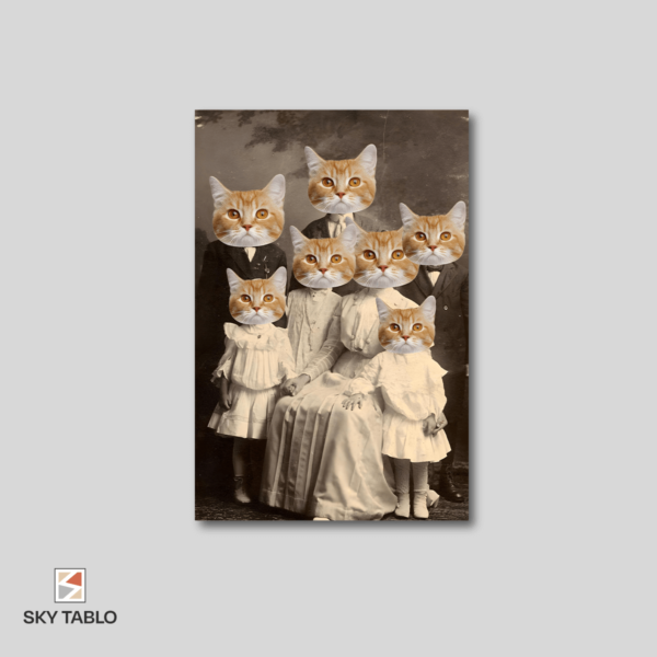Kedi Ailesi Portresi