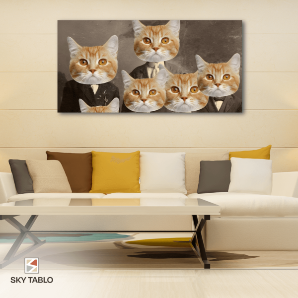 Kedi Ailesi Portresi