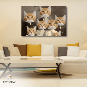 Kedi Ailesi Portresi
