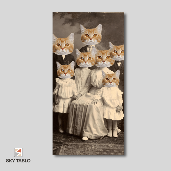 Kedi Ailesi Portresi