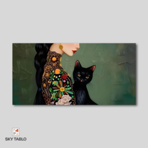 Siyah Kedi ve Gül Kadın