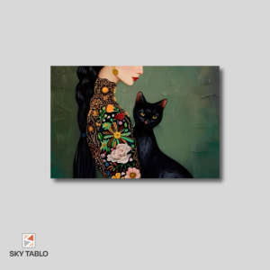 Siyah Kedi ve Gül Kadın