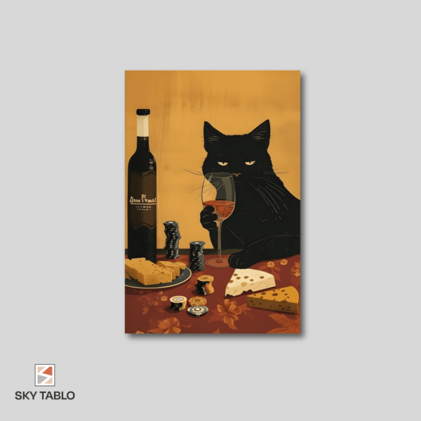 Siyah Kedi, Kırmızı Şarap