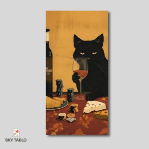 Siyah Kedi, Kırmızı Şarap