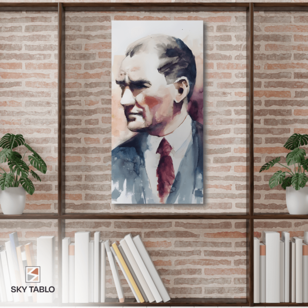 Zamana Boyanmış Lider uzun dikey tablo