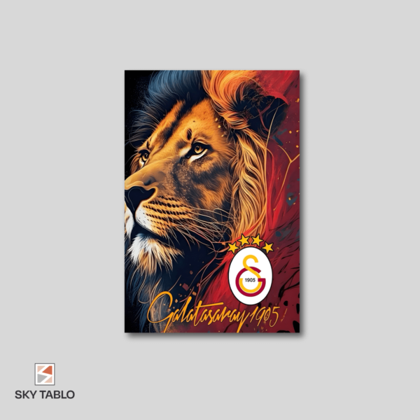 Galatasaray Onuru dikey tablo yakından görünümü