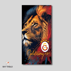 Galatasaray Onuru uzun dikey tablo yakından görünümü