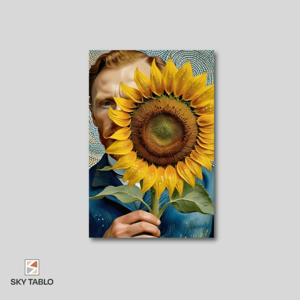 Güneşin İçindeki Ressam dikey tablo yakından görünümü