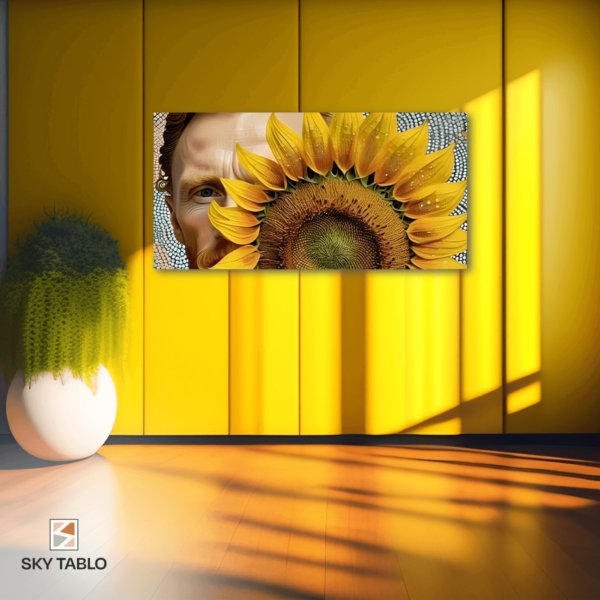 Güneşin İçindeki Ressam uzun yatay tablo