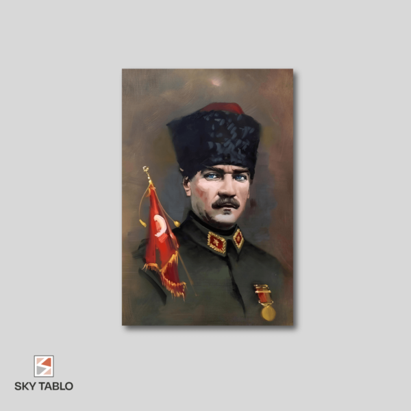 İlk Komutan dikey tablo yakından görünümü