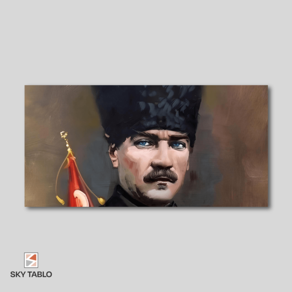İlk Komutan uzun yatay tablo yakından görünümü