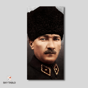 İrade Portresi uzun dikey tablo yakından görünümü