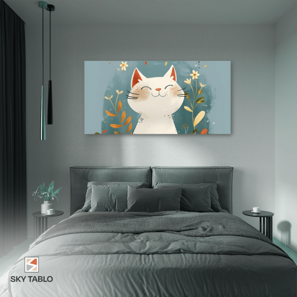 Kedi ile Huzur uzun yatay tablo