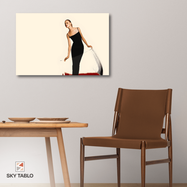 Kırmızı Tutkunun İçinde yatay tablo