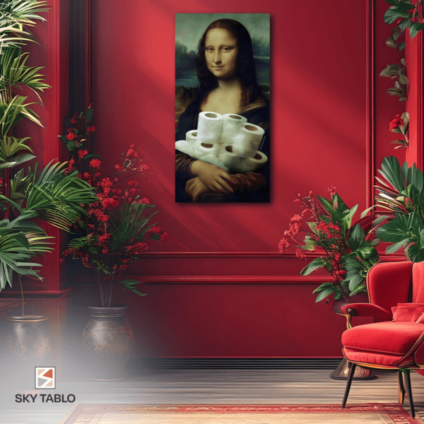 Mona Lisa'nın Kriz Hazırlığı uzun dikey tablo