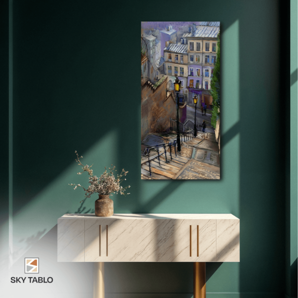 Paris Merdivenleri uzun dikey tablo