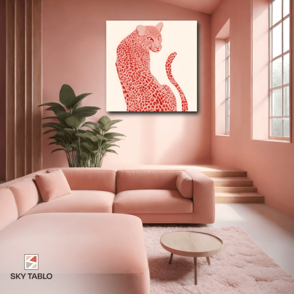 Pembe Yırtıcı kare tablo
