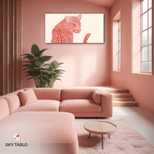 Pembe Yırtıcı uzun yatay tablo