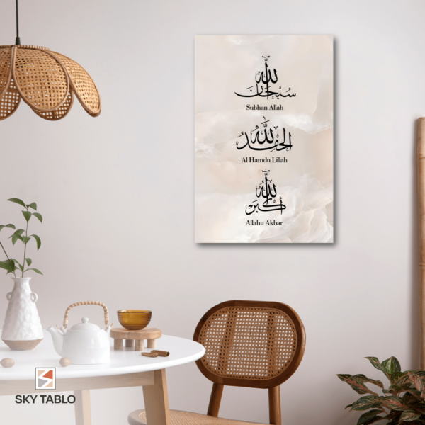 Tesbihin Üç Sesi dikey tablo