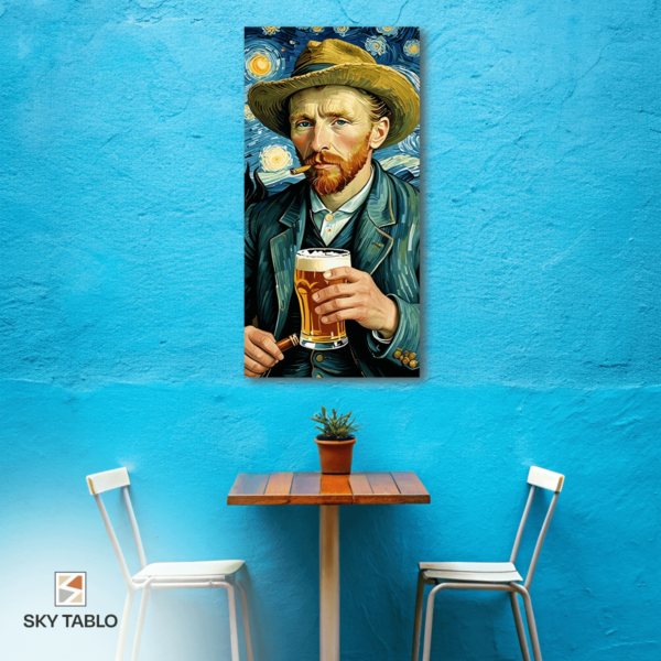 Van Gogh’un Molası uzun dikey tablo