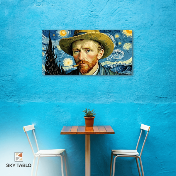 Van Gogh’un Molası uzun yatay tablo