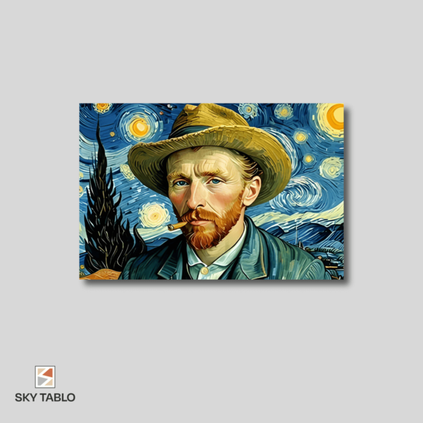 Van Gogh’un Molası yatay tablo yakından görünümü