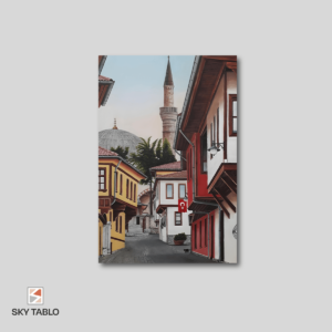 Bir Türk Mahallesi dikey tablo yakından görünümü