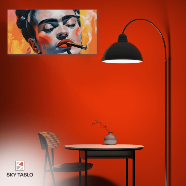 Frida'nın Dumanı uzun yatay tablo