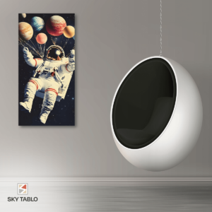 Gezegen Balonları uzun dikey tablo