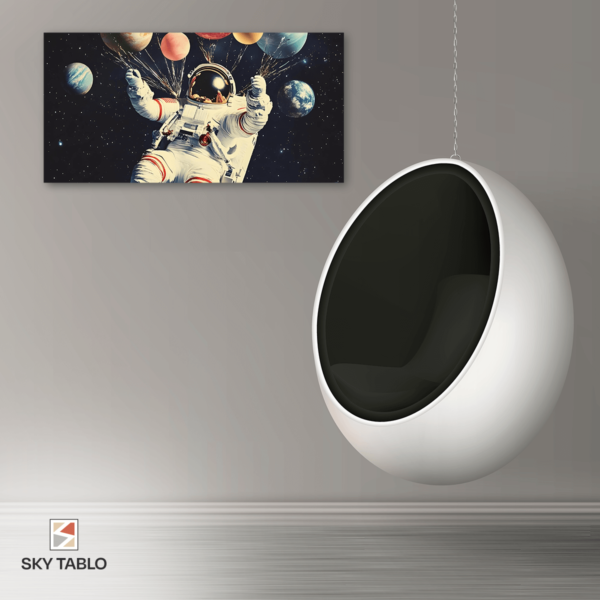 Gezegen Balonları uzun yatay tablo